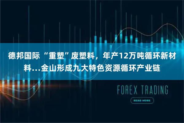 德邦国际 “重塑”废塑料，年产12万吨循环新材料…金山形成九大特色资源循环产业链